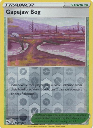 Astral Radiance 142/189 Gapejaw Bog (Reverse Holo)