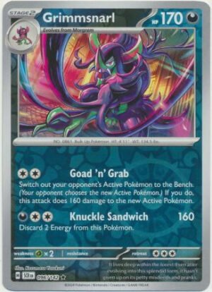 SV Stellar Crown 096/142 Grimmsnarl (Reverse Holo)