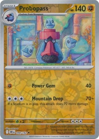SV Destined Rivals 098/182 Probopass (Reverse Holo)