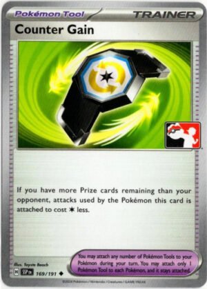 SV Surging Sparks 169/191 Counter Gain (Prize Pack League Promo Non-Holo)