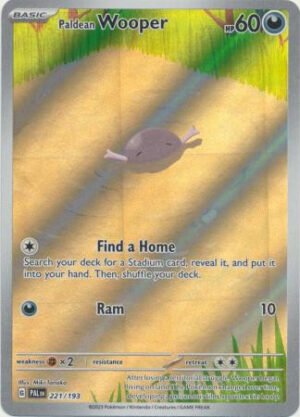 SV Paldea Evolved 221/193 Paldean Wooper (Illustration Rare)
