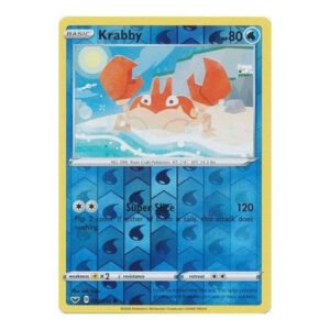 Sword & Shield (Base) 043/202 Krabby (Reverse Holo)