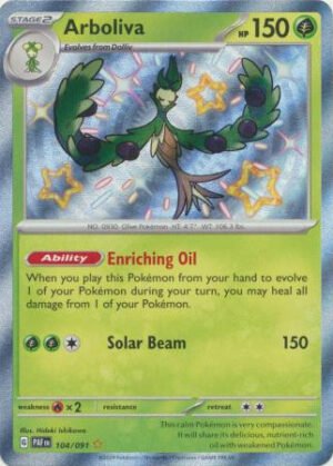 SV Paldean Fates 104/091 Arboliva (Holo Shiny)
