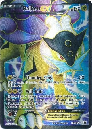 Dark Explorers 105/108 Raikou EX (Full Art)