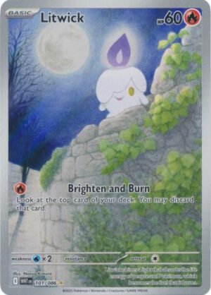 SV White Flare 101/086 Litwick (Illustration Rare)