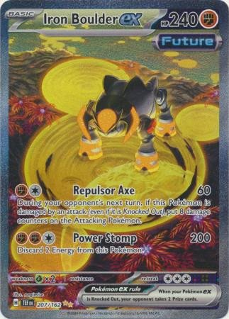 SV Temporal Forces 207/162 Iron Boulder ex (Alternative Art, Full Art)