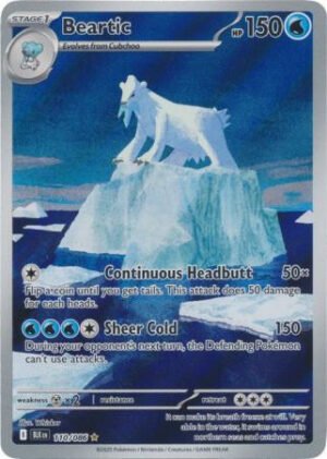 SV Black Bolt 110/086 Beartic (Illustration Rare)