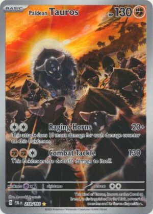 SV Paldea Evolved 218/193 Paldean Tauros (Illustration Rare)