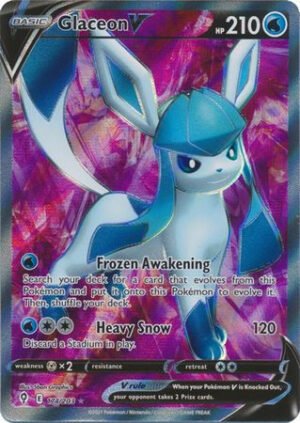 Evolving Skies 174/203 Glaceon V (Full Art)