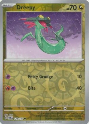 SV Twilight Masquerade 128/167 Dreepy (Reverse Holo)