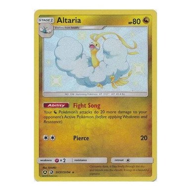 Dragon Majesty SV37/SV94 Altaria (Hidden Fates Shiny Vault Holo)