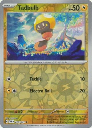 SV Twilight Masquerade 073/167 Tadbulb (Reverse Holo)