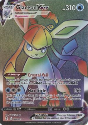 Evolving Skies 208/203 Glaceon VMAX (Rainbow Rare)