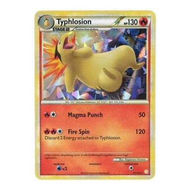 HeartGold & SoulSilver 32/123 Typhlosion (Shatter Holo)