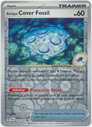 SV Stellar Crown 129/142 Antique Cover Fossil (Reverse Holo)