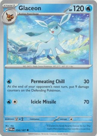 SV Twilight Masquerade 054/167 Glaceon