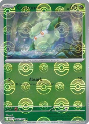 SV White Flare 004/086 Cottonee (POKE BALL Reverse Holo)