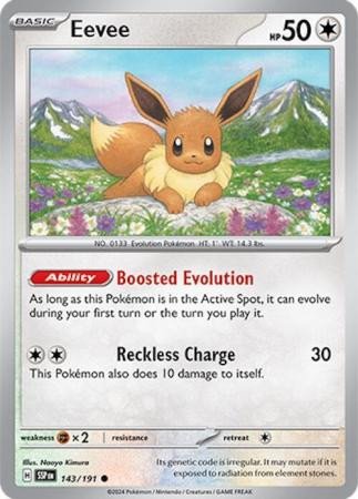 SV Surging Sparks 143/191 Eevee