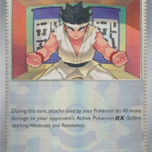 SV Prismatic Evolutions 096/131 Black Belt'sPractice #096 (POKE BALL Pattern Holo)