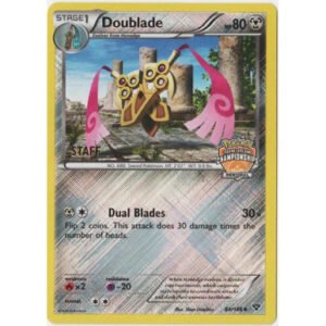 XY Base Set 84/146 Doublade (Regional League Promo STAFF)
