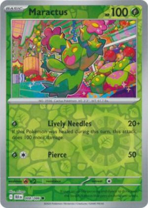 SV Black Bolt 008/086 Maractus (Reverse Holo)