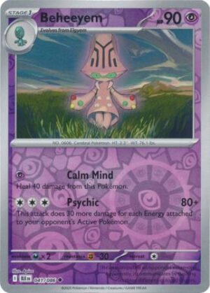 SV Black Bolt 041/086 Beheeyem (Reverse Holo)