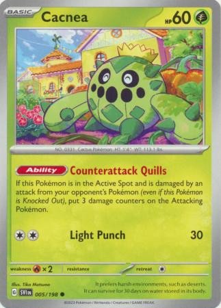 Scarlet & Violet (Base Set) 005/198 Cacnea