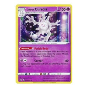 Rebel Clash 079/192 Galarian Cursola (Holo)