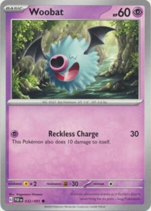 SV Paldean Fates 032/091 Woobat