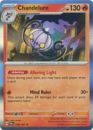 SV Twilight Masquerade 038/167 Chandelure (Holo)