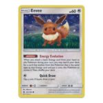Sun and Moon (Base Set) 101/149 Eevee (Cosmo Holo)