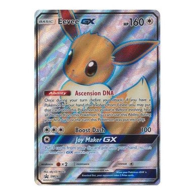 Sun & Moon Promo SM242 Eevee GX (Full Art)