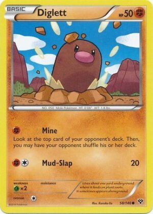 XY Base Set 58/146 Diglett