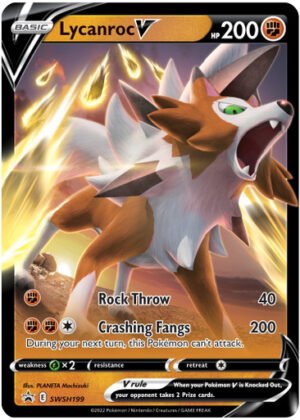 Sword & Shield Promo SWSH199 Lycanroc V