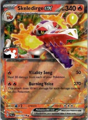 SV Paldea Evolved 037/193 Skeledirge ex (Prize Pack League Promo)