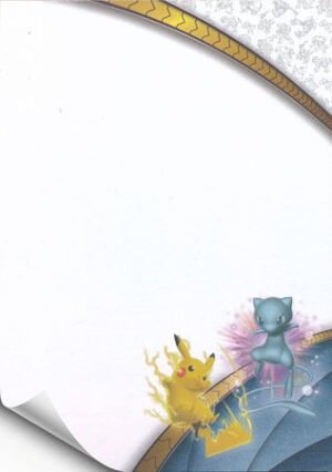 Pokemon Shining Legends Collector's Chest Stickers (2) and Notepad