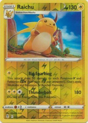 Evolving Skies 050/203 Raichu (Reverse Holo)