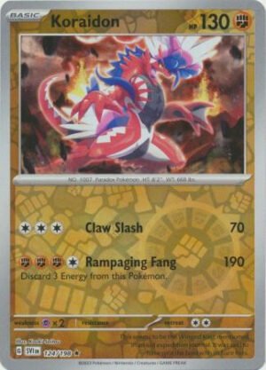 Scarlet & Violet (Base Set) 124/198 Koraidon (Reverse Holo)