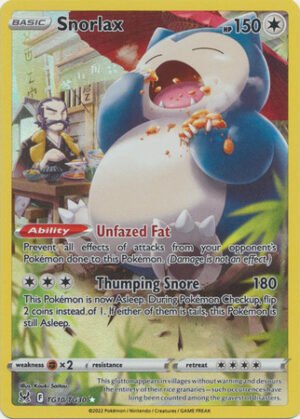 SWSH Lost Origin TG10/TG30 Snorlax (Full Art)