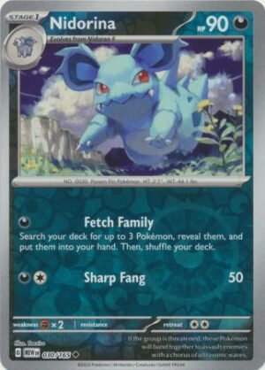Scarlet & Violet 151 030/165 Nidorina (Reverse Holo)
