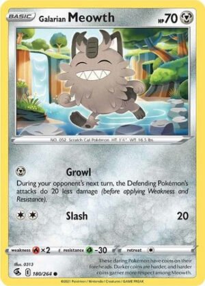 Fusion Strike 180/264 Galarian Meowth