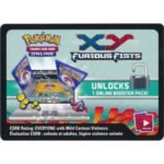 XY Furious Fists TCG Online Code Card