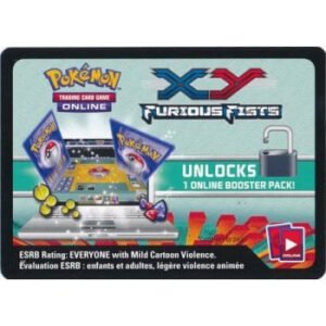 XY Furious Fists TCG Online Code Card