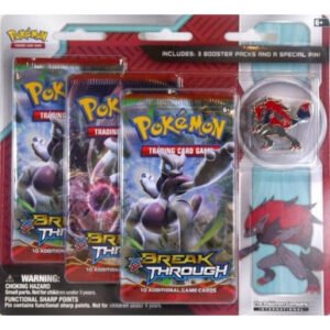 Pokemon 3 Booster Pin Blister: Zoroark