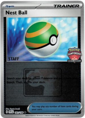 Scarlet & Violet (Base Set) 181/198 Nest Ball (Regional League Promo - North America STAFF)