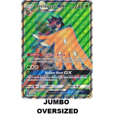 JUMBO Sun & Moon Promo SM037 Decidueye GX (Full Art)