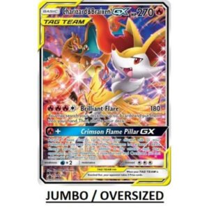 JUMBO Charizard & Braixen GX (Tag Team) - SM230