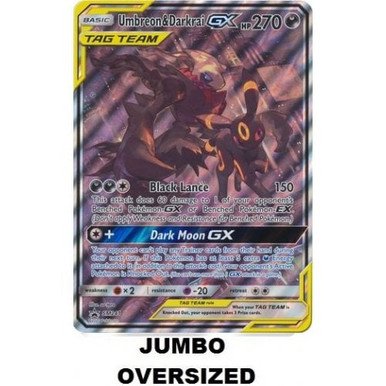 JUMBO Sun & Moon Promo SM 241 Umbreon & Darkrai TAG TEAM (Full Art)
