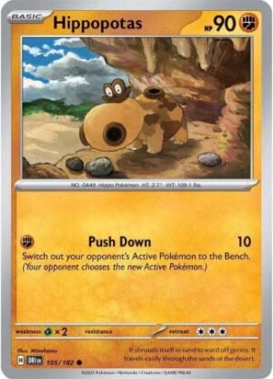SV Destined Rivals 105/182 Hippopotas