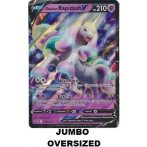 JUMBO Sword & Shield Promo SWSH111 Galarian Rapidash V